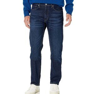 NWT Levi's Mens 505 Regular Fit Blue Jeans Dark Wash Blue Size 32x30 $65 JK024